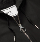 AMI - Logo-Detailed Tech-Jersey Jacket - Men - Black