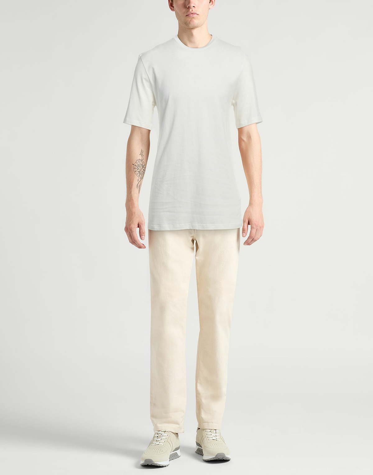 Jil Sander Mens T-shirt in White