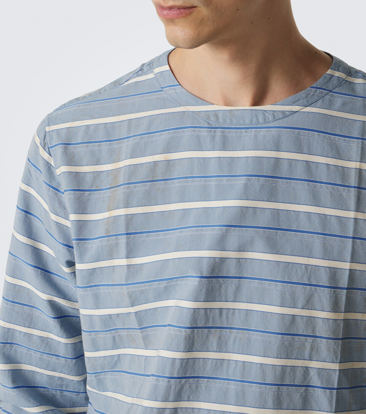 Prada Striped cotton twill shirt