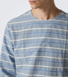 Prada Striped cotton twill shirt