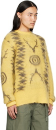 South2 West8 Yellow Mohair Sweater