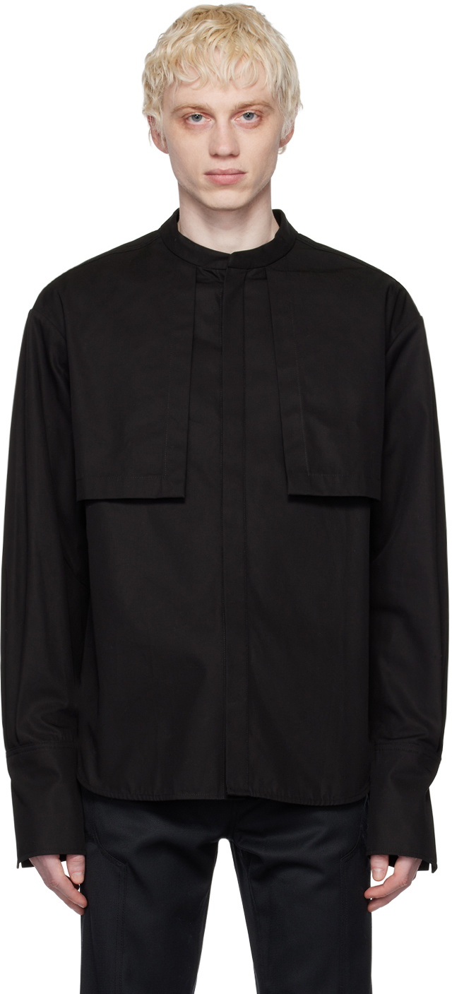 K.NGSLEY SSENSE Exclusive Black Murray Shirt