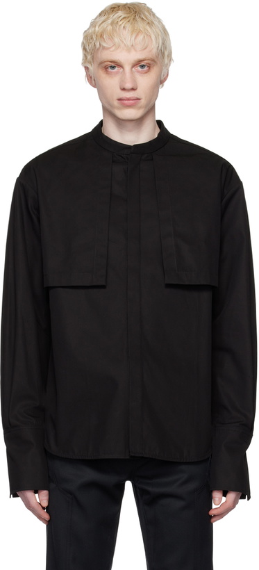 Photo: K.NGSLEY SSENSE Exclusive Black Murray Shirt