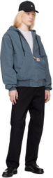 Carhartt Work In Progress Black Single Knee Jeans