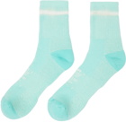 Satisfy Blue Tie-Dye Socks
