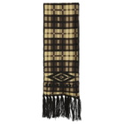 Umbro Men's Checked Knit Scarf in Beige Check 