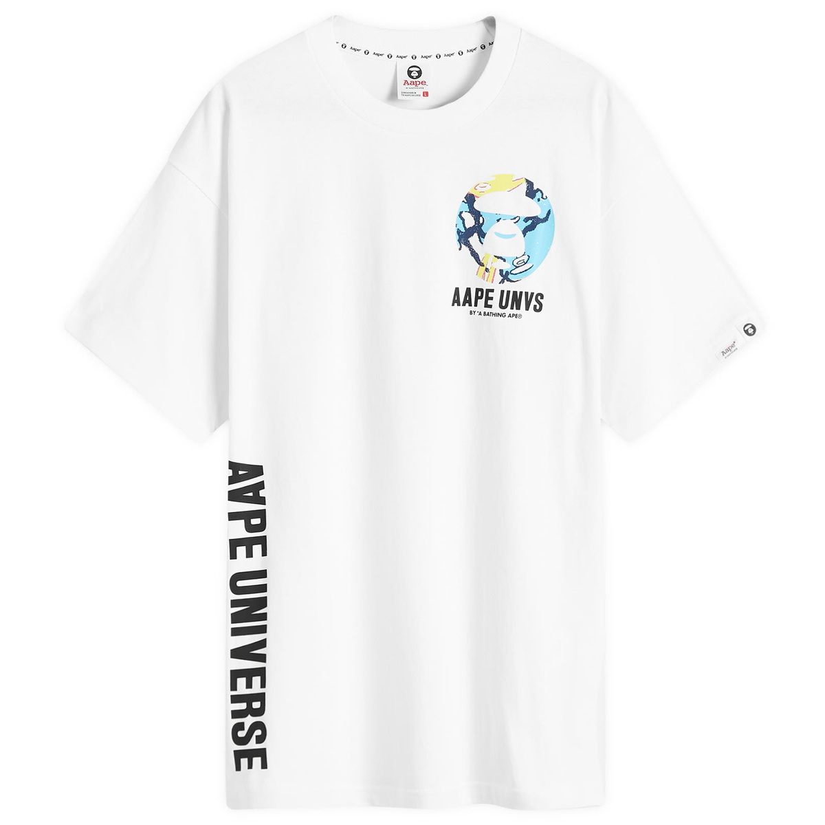 Aape Usdrip tシャツ Men s AAPE Graffiti Back Stamp T-Shirt in