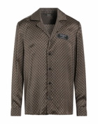 Balmain Mens Shirt Khaki