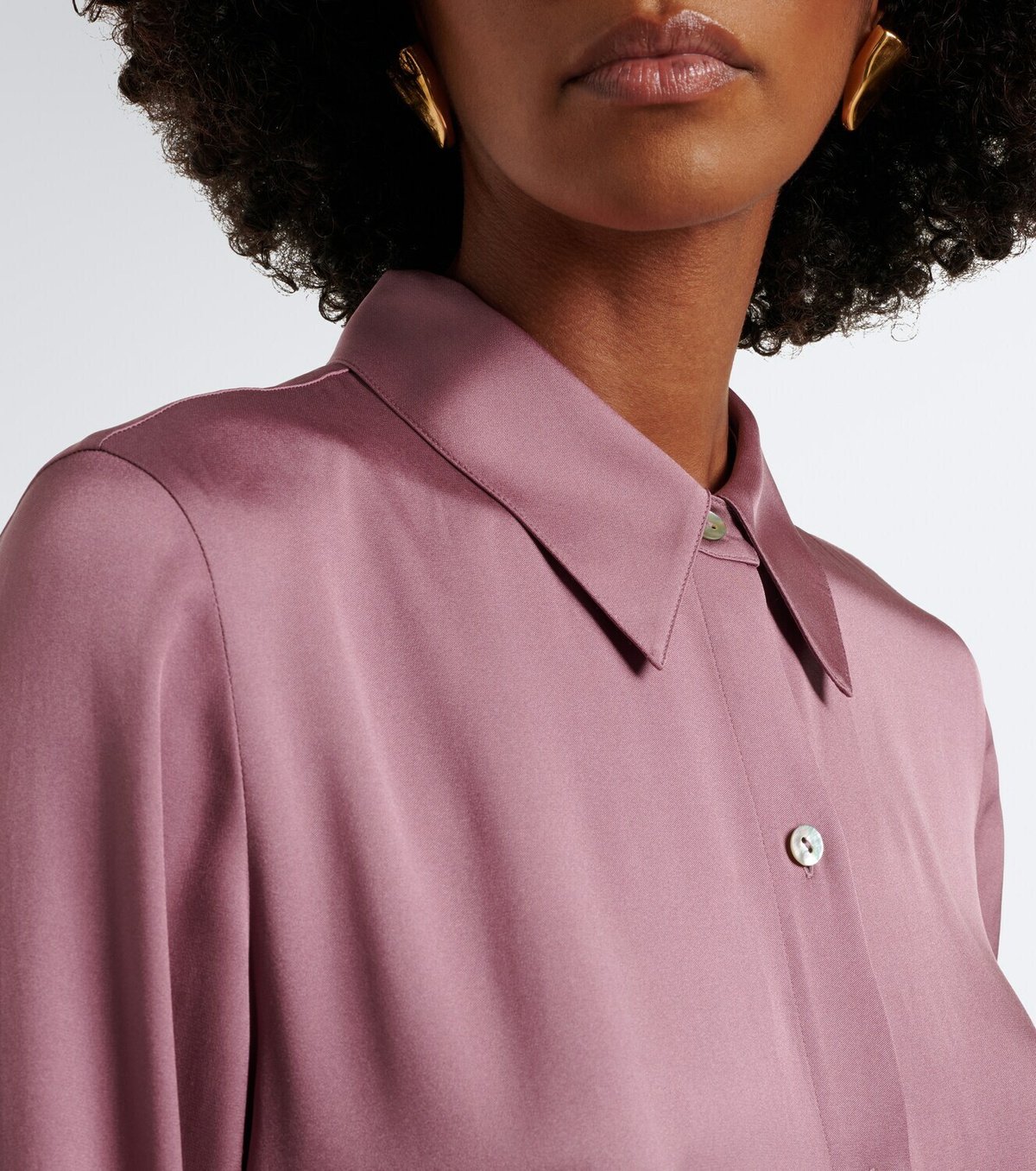 Vince Silk-blend shirt