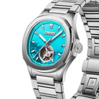 Waldhoff Navigator Automatic Turquoise Mother of Pearl Dial Mens Watch MW-22-TT