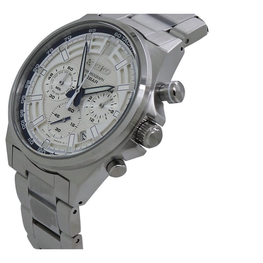Seiko 140th Anniversary Silver Dial Mens Watch SSB395