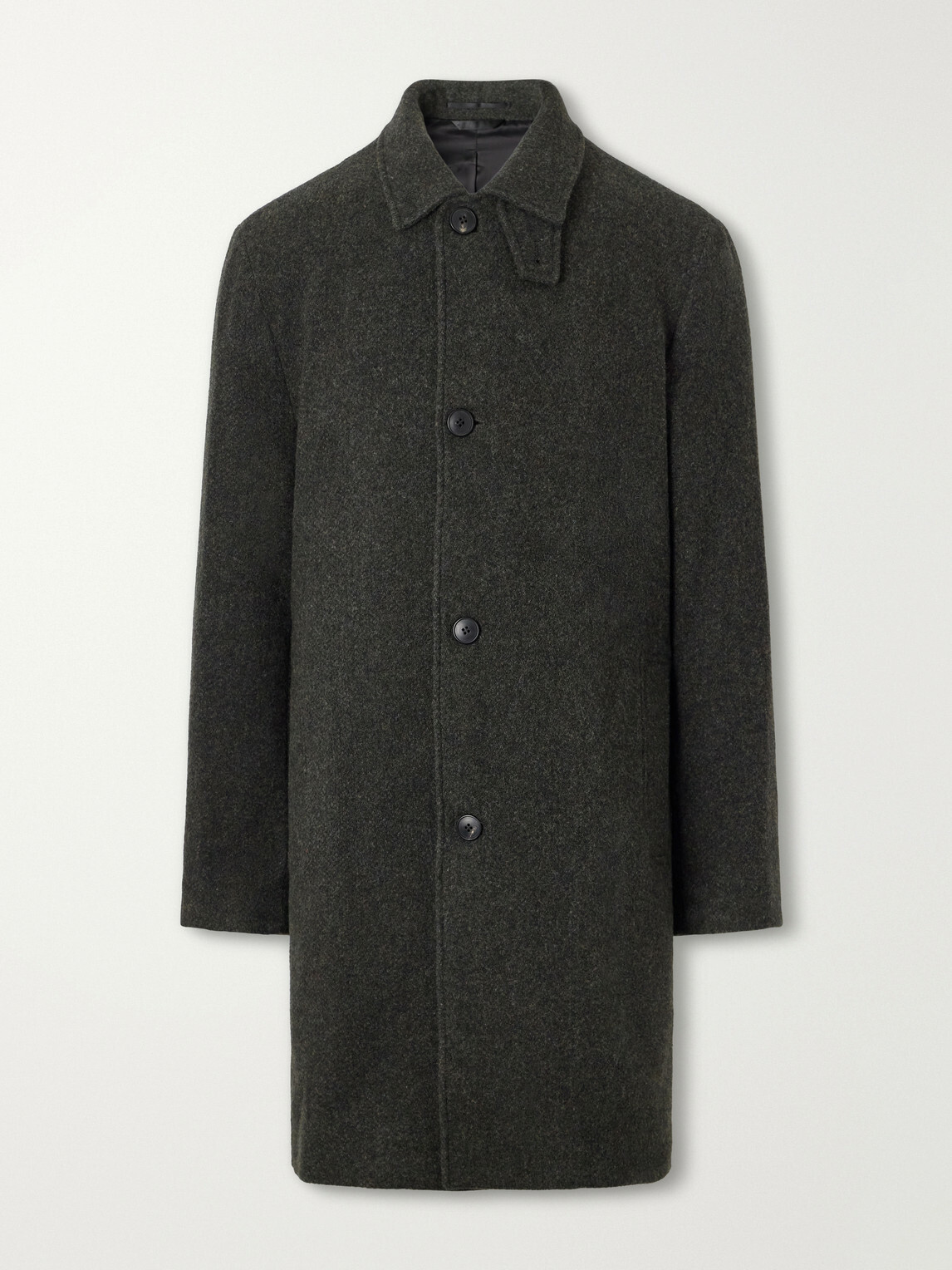 Sunspel - Wool-Tweed Coat - Green