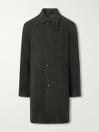 Sunspel - Wool-Tweed Coat - Green