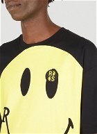 Big Fit Smiley T-Shirt in Black