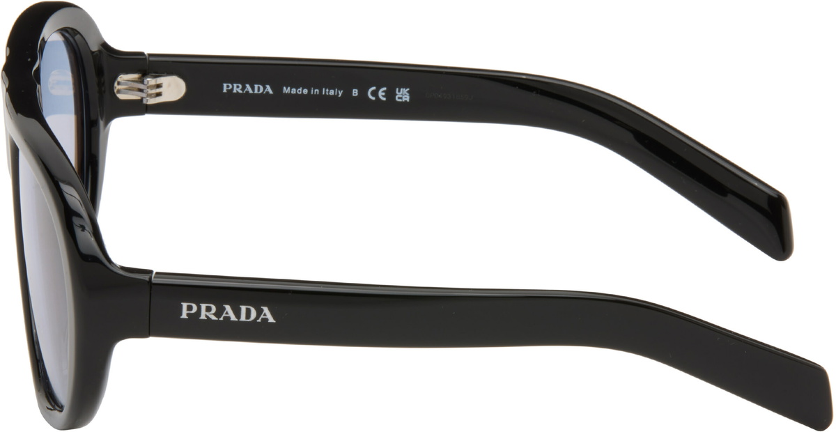 Prada Eyewear Black Shadowplay Sunglasses