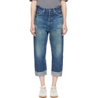 Chimala Indigo Selvedge Wide Tapered Cut Jeans