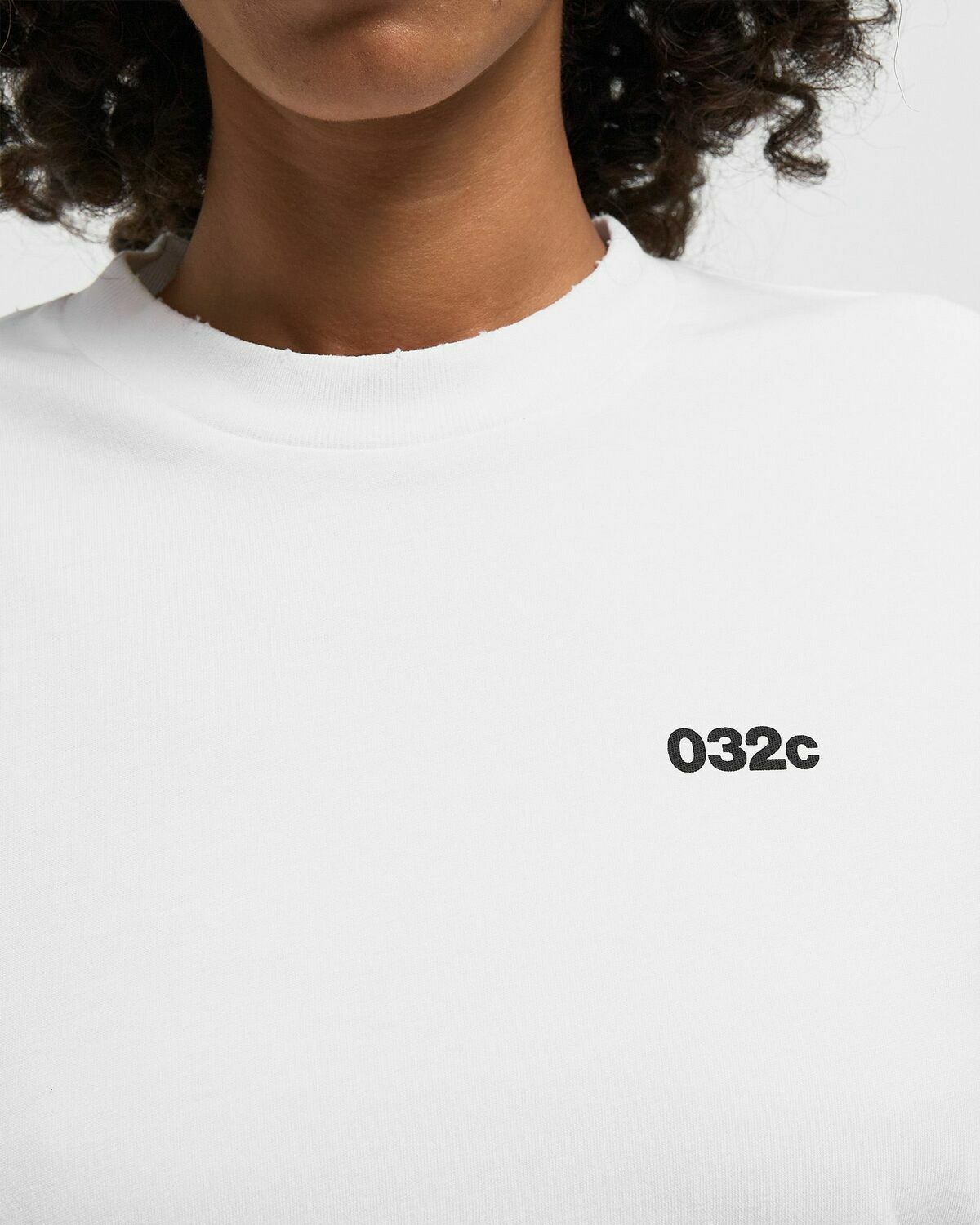 032c CANDLE DINNER T-SHIRT White Mens Shortsleefe