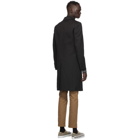 Burberry Black Wool and Cashmere Hawkhurst Coat