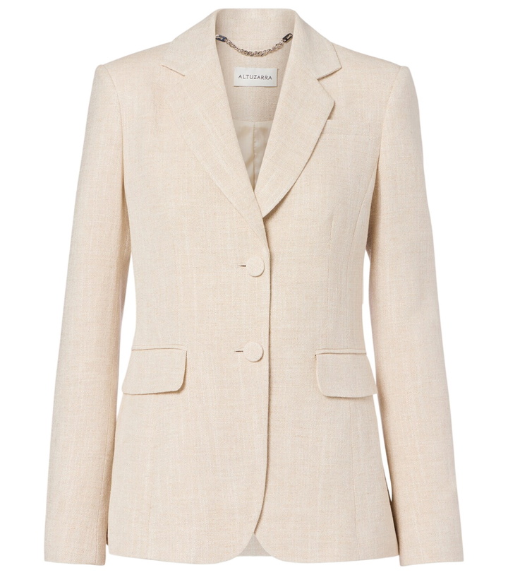 Photo: Altuzarra Fenice linen-blend blazer