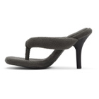 YEEZY Black Fleece Thong Sandals