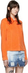 SJYP Orange Cotton Shirt