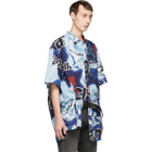 Vetements Blue Anime Bowling Shirt