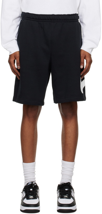 Photo: Nike Black Printed Shorts