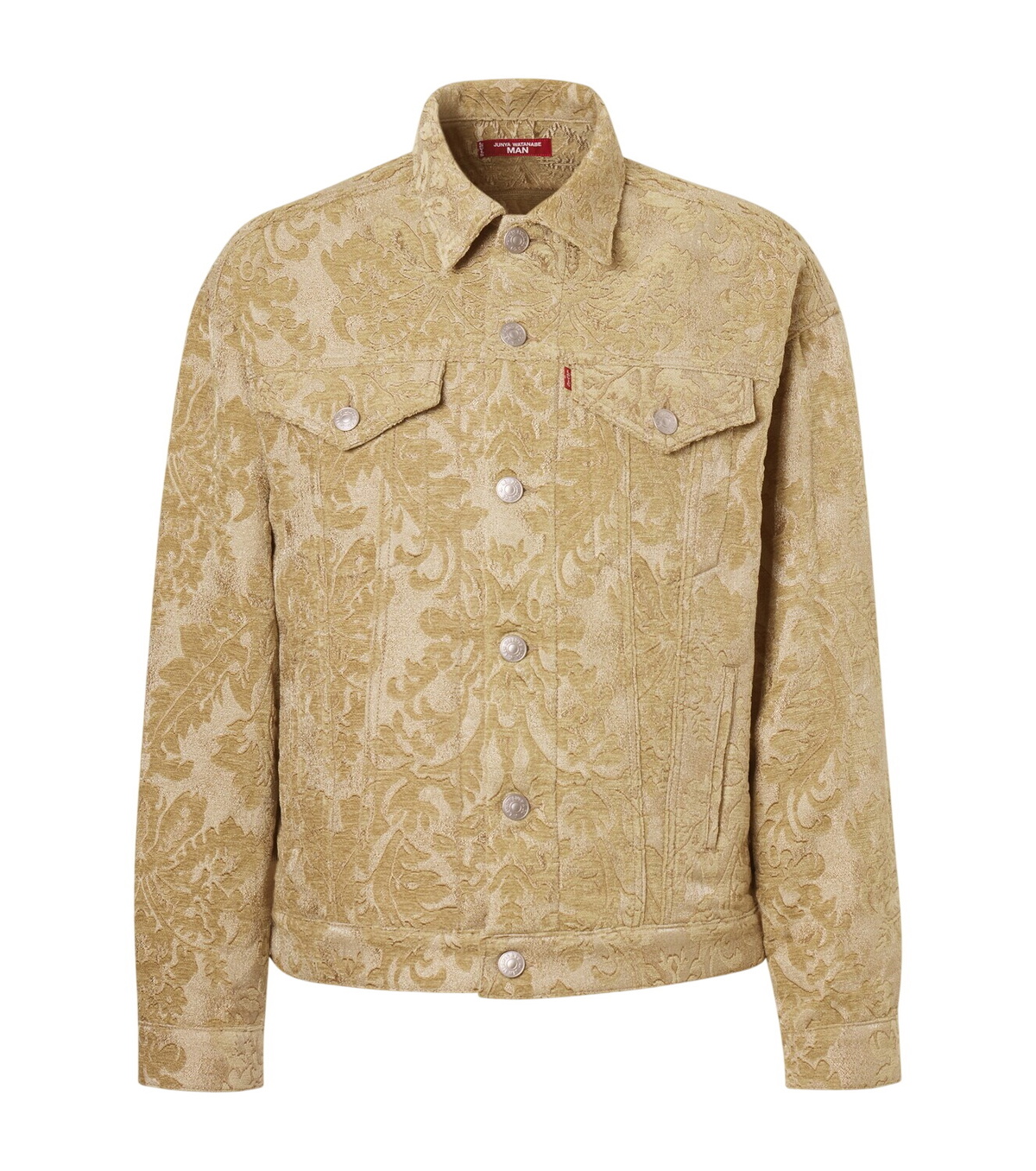 Junya Watanabe Navy Le Laboureur Edition Tulip Patch Work Jacket