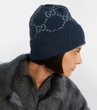 Gucci GG jacquard cashmere beanie