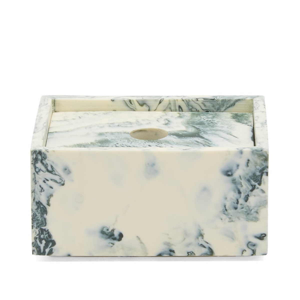 ferm LIVING Mist Box - 7.5x10cm in Emerald/Off-White 