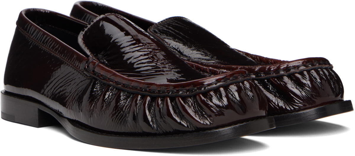 Dries Van Noten Brown Leather Loafers