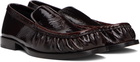 Dries Van Noten Brown Leather Loafers