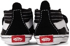 Vans Baby Black & White Sk8-Hi Crib Sneakers