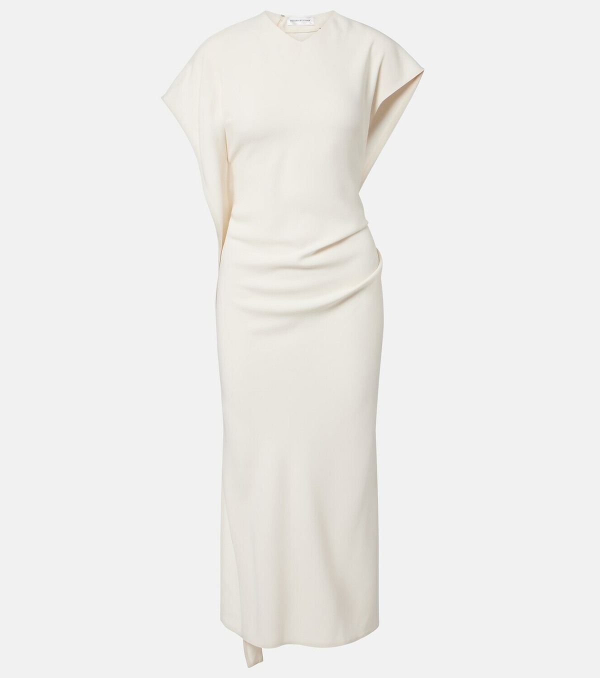 Victoria Beckham Victoria draped crêpe satin midi dress