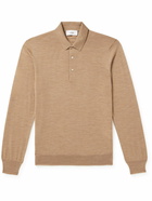 Lardini - Slim-Fit Wool Polo Shirt - Neutrals