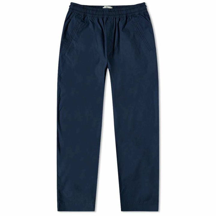 Photo: Folk Men's Drawcord Assembly Pant in Brushed Washed Ink
