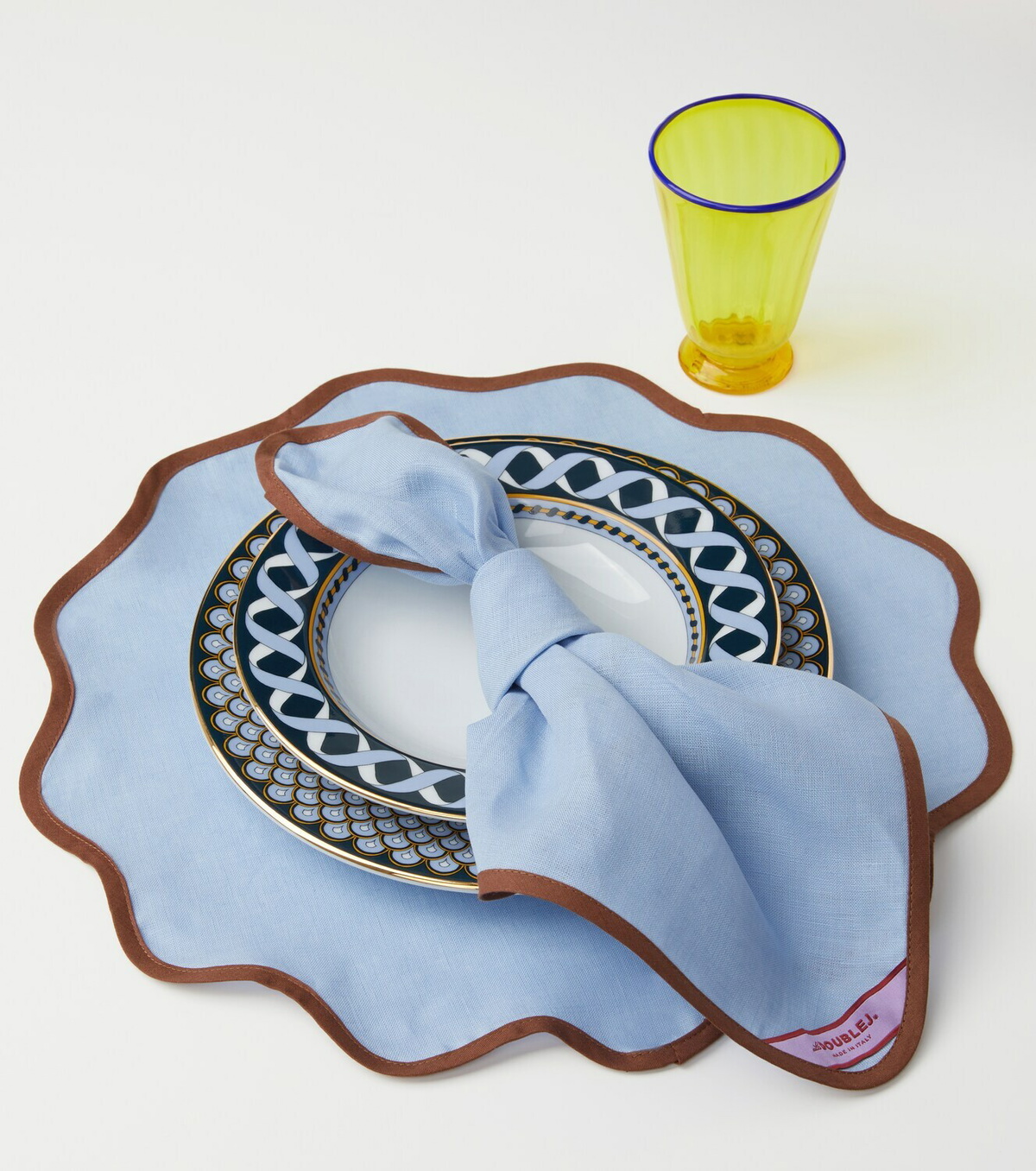 La DoubleJ Rainbow Sky Large set of 2 napkins