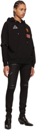 Just Cavalli Black Cotton Hoodie