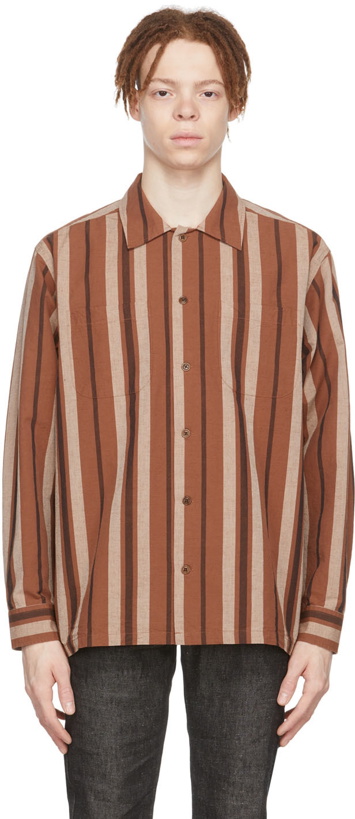 Photo: Nudie Jeans Brown Vincent Shirt