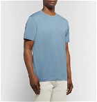 Sunspel - Pima Cotton-Jersey T-Shirt - Blue