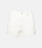 Rabanne Macramé cotton shorts