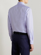 Dunhill - Checked Cotton Shirt - Purple