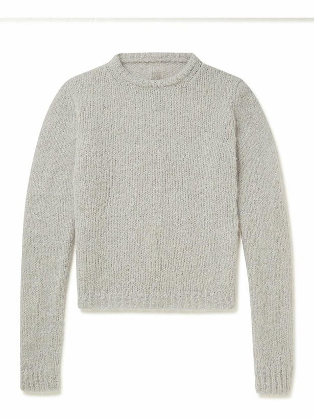 Photo: Rick Owens - Knitted Sweater - Neutrals