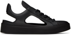 At.Kollektive Black Kostas Murkudis Edition Cutout Sneakers