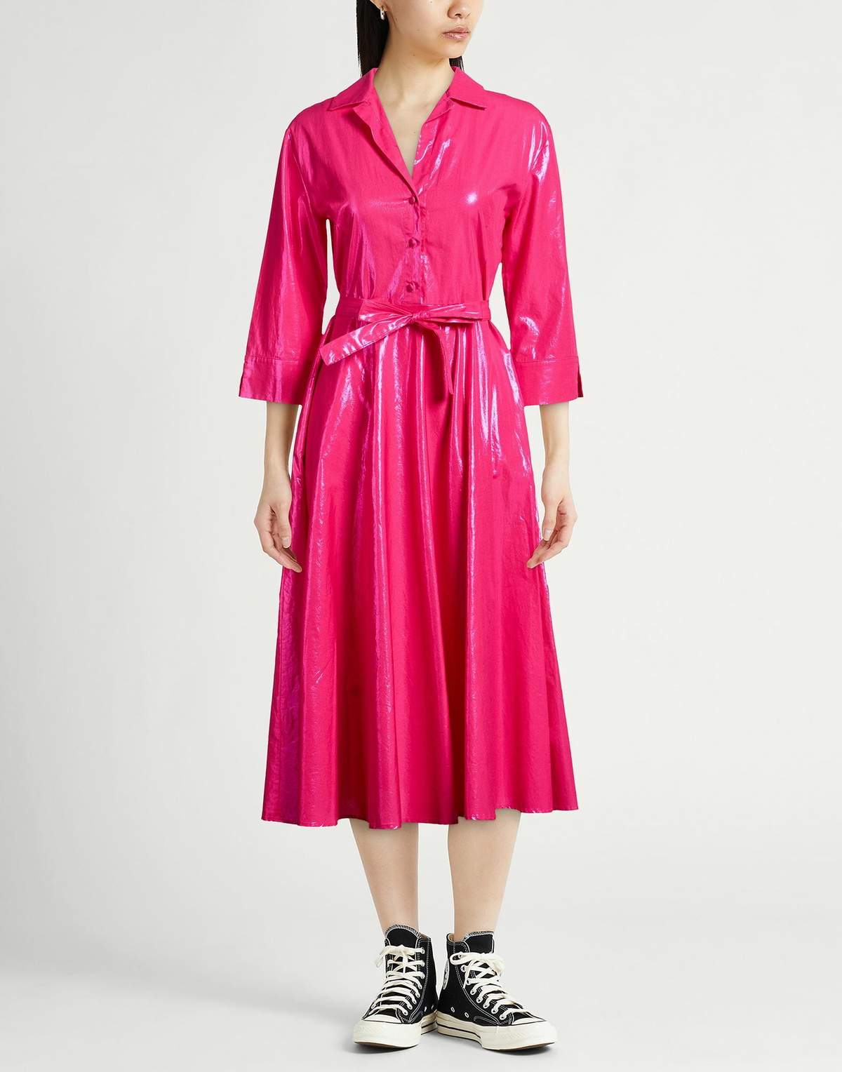 Jucca Womens Midi dress Fuchsia