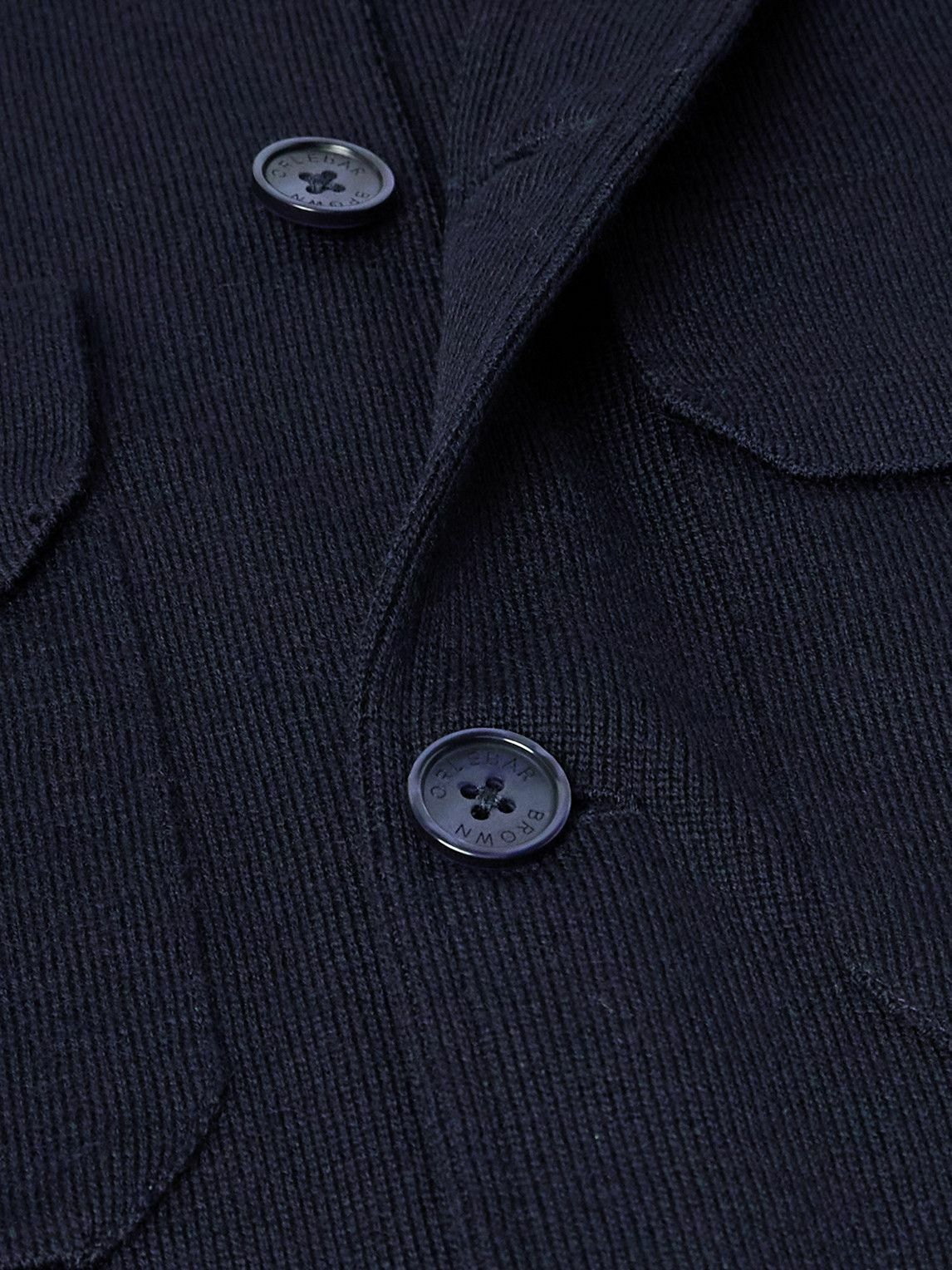 Orlebar Brown - Brigg Merino Wool Shirt Jacket - Blue