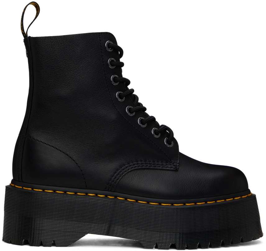 Dr. Martens Black 1460 Pascal Max Leather Platform Boots Dr. Martens