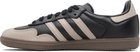 adidas Originals Black & Beige Samba OG Sneakers