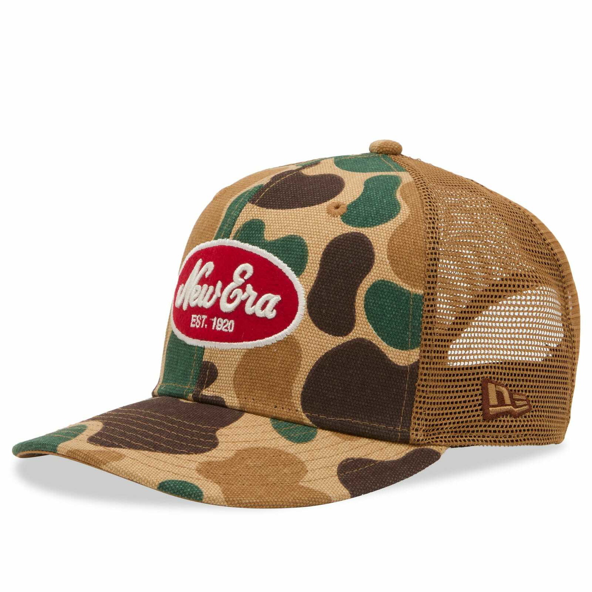 New Era 9Fifty Trucker Cap in Duck Camo