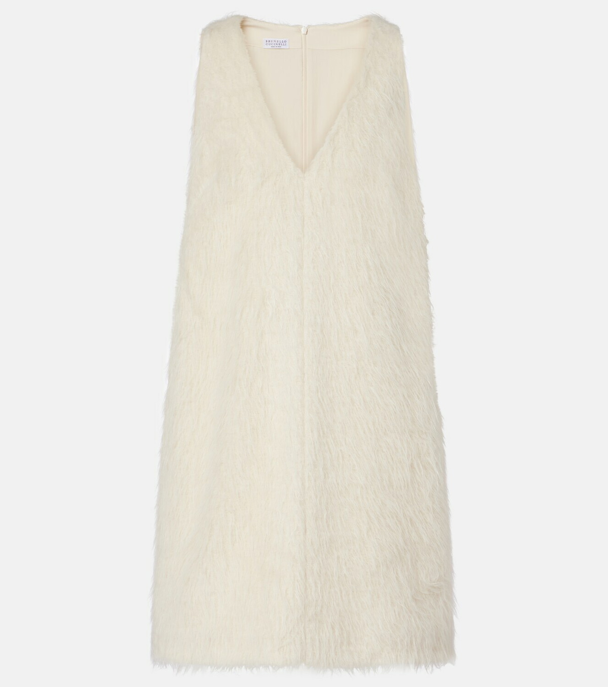 Brunello Cucinelli Alpaca wool-blend minidress